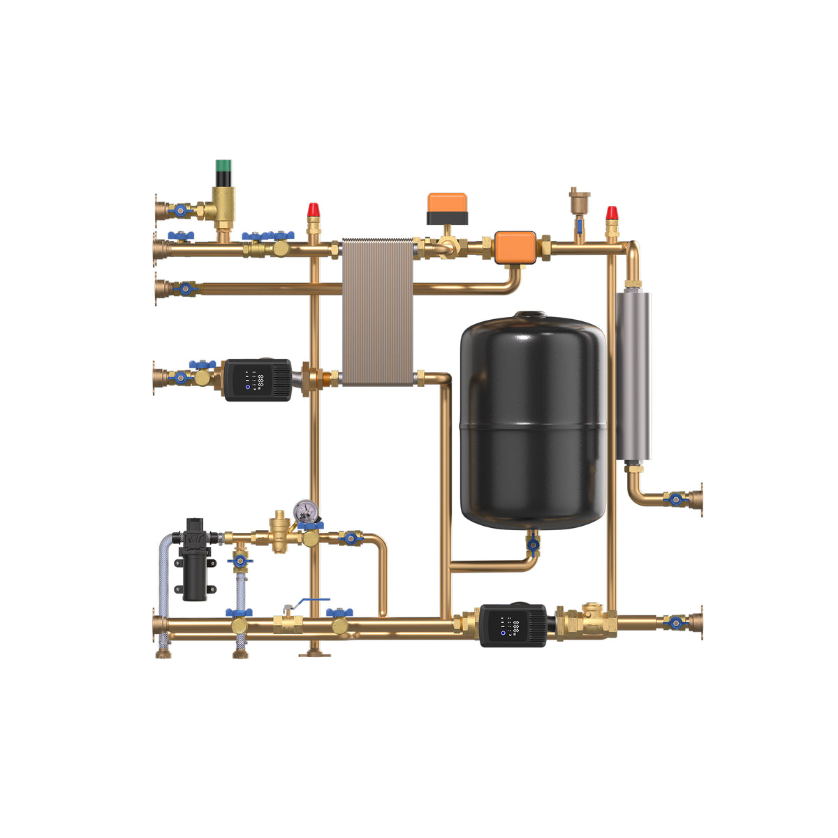 Water Heating Hydronic Loop System Closed Loop Radiant Heat Water