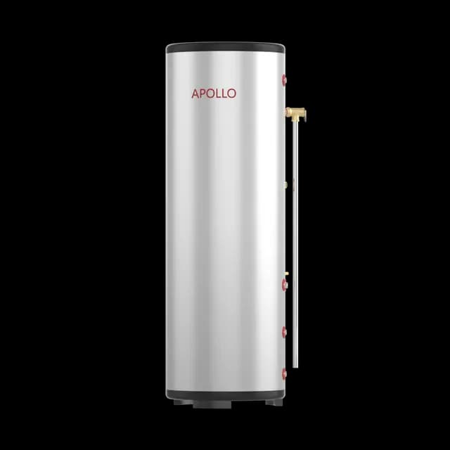 APOLLO domestic hot water tank for air-to-water hydronic heat pump systems.