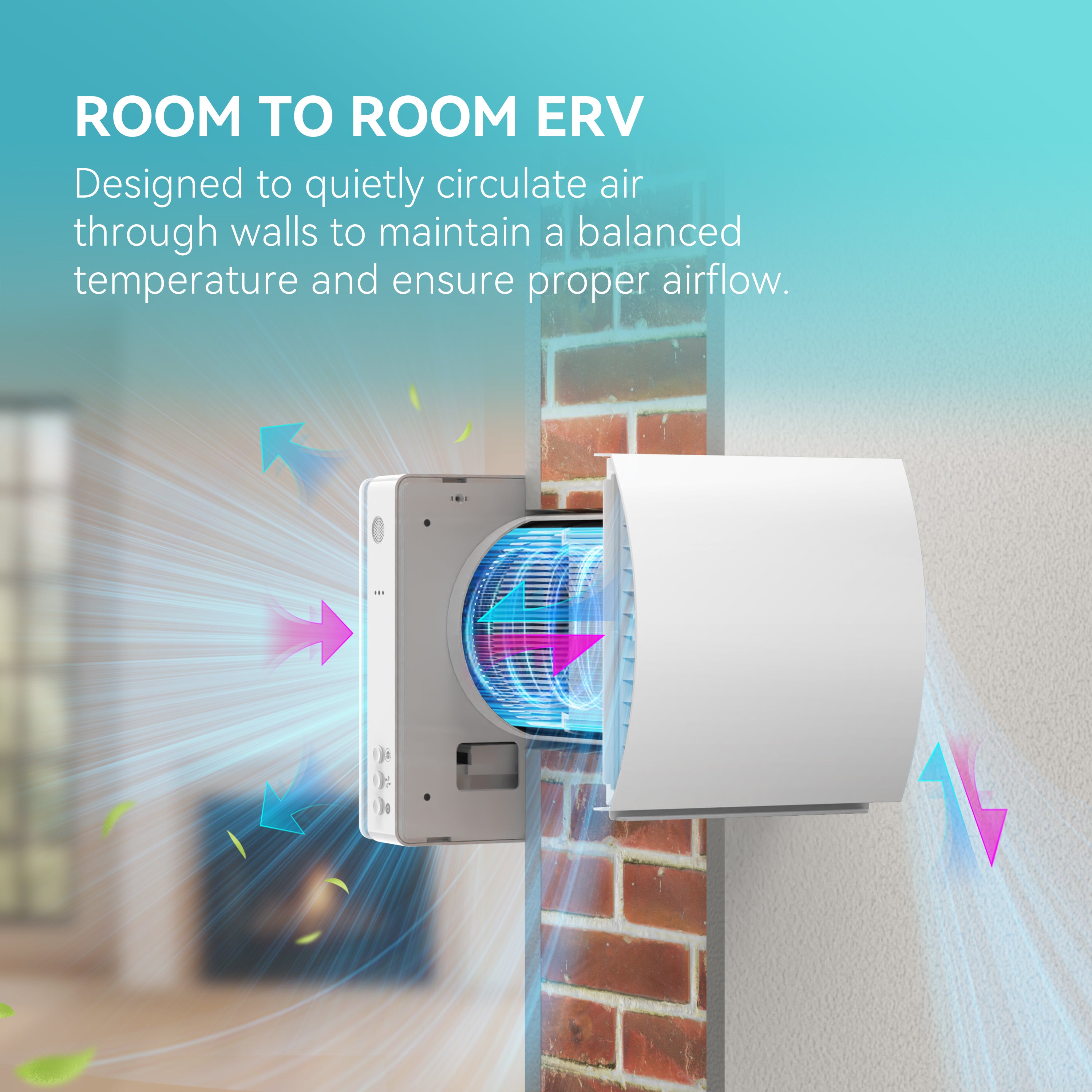 APOLLO Single Room Energy Recovery Ventilator (ERV)