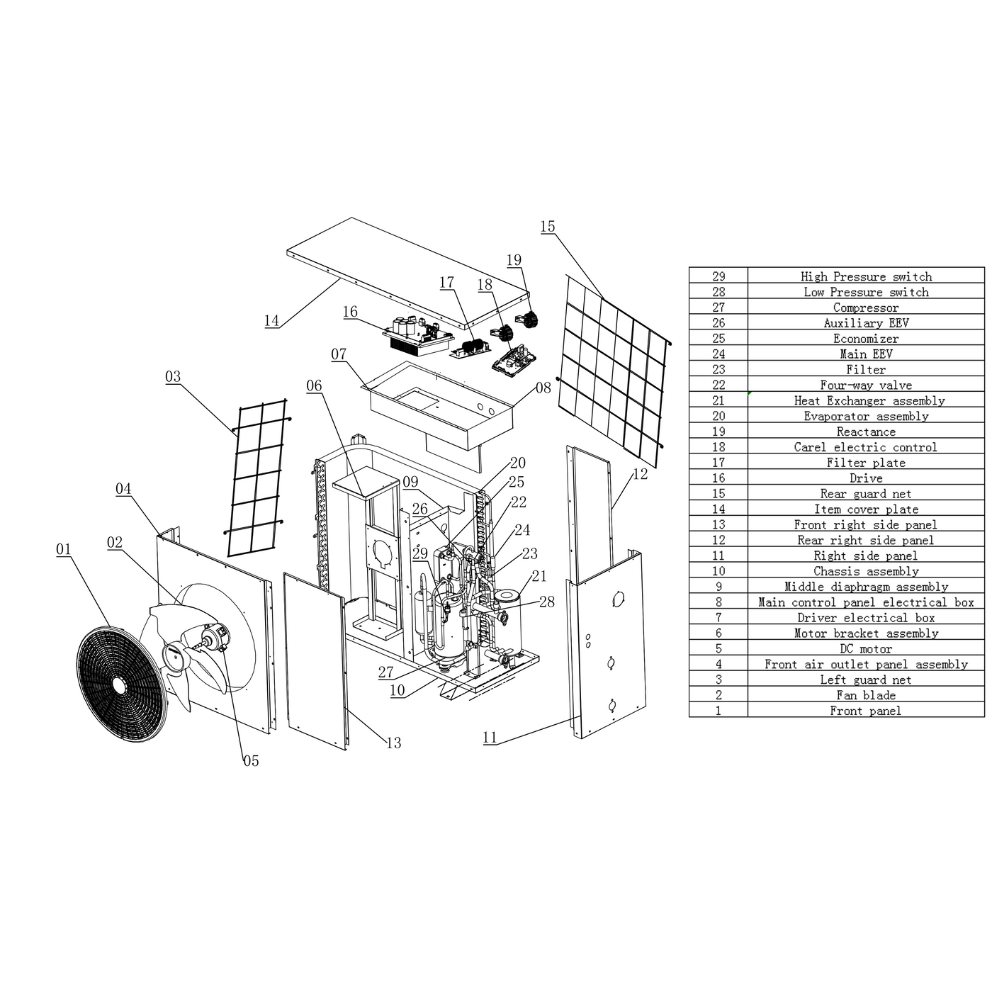 Parts - Apollo Air to Water Heat Pump