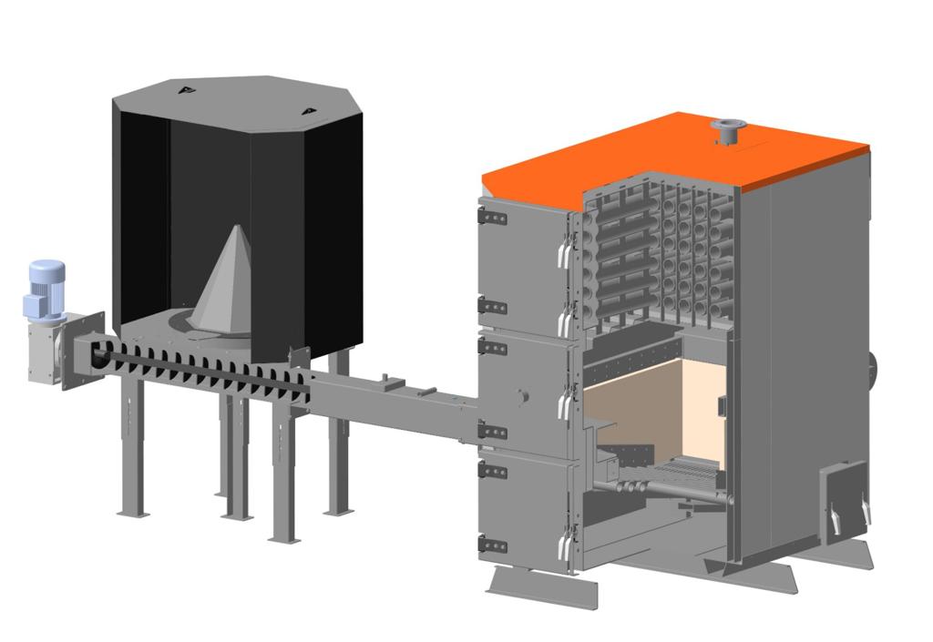 BIO DUO 150, Woodchip Boiler 500 KBTU