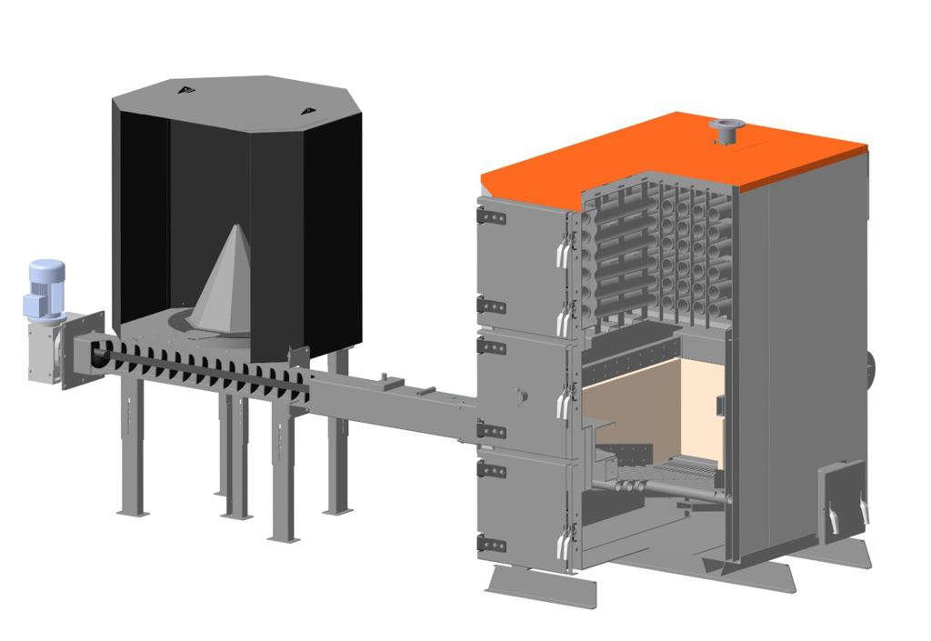 BIO DUO 500, Woodchip Boiler 1700K BTU