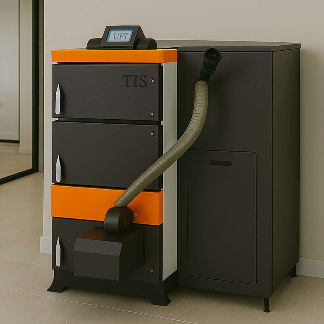 Pellet Duo boiler installation example