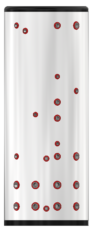 APOLLO DHW160 MAX - Stainless Combined Indirect Water Heater Tank