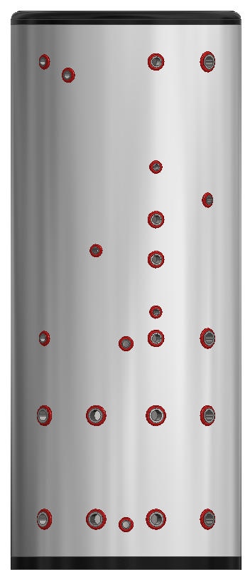APOLLO DHW200 MAX Commercial - Stainless Combined Indirect Water Heater Tank