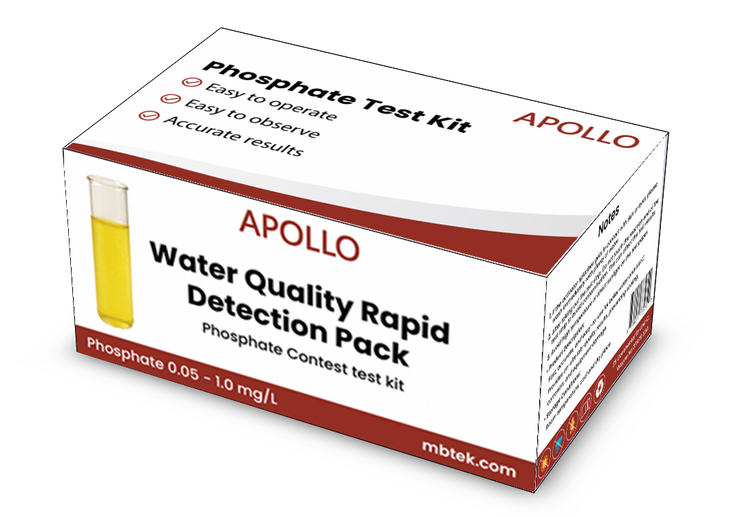APOLLO Phosphate Content Test Kit – Water Quality Rapid Detection Pack