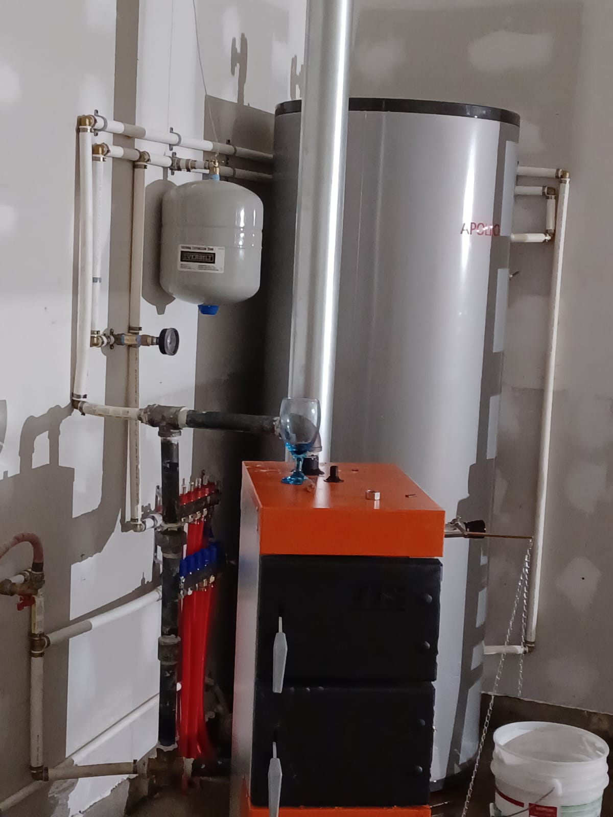APOLLO DHW120 MAX - Stainless Combined Indirect Water Heater Tank