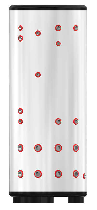 APOLLO DHW120 MAX - Stainless Combined Indirect Water Heater Tank