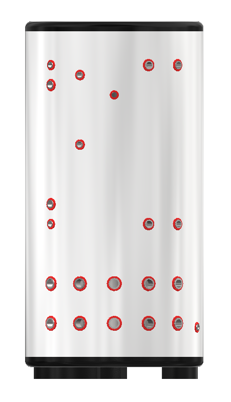 APOLLO DHW160 MAX Elite - Stainless Combined Indirect Water Heater Tank