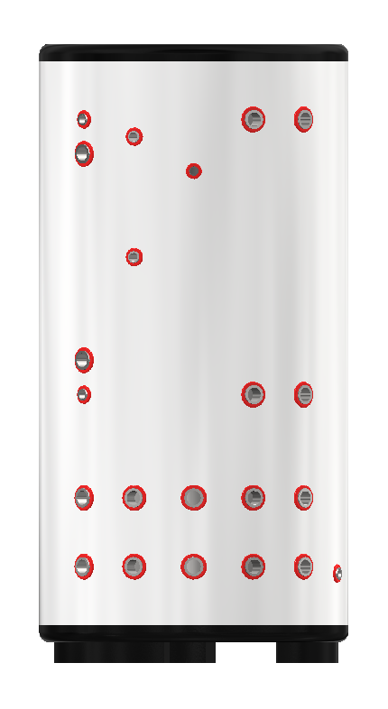 APOLLO DHW160 MAX Elite - Stainless Combined Indirect Water Heater Tank
