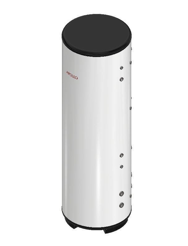 APOLLO DHW160 MAX Elite - Stainless Combined Indirect Water Heater Tank
