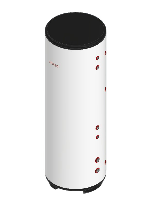 APOLLO DHW200 MAX Commercial - Stainless Combined Indirect Water Heater Tank