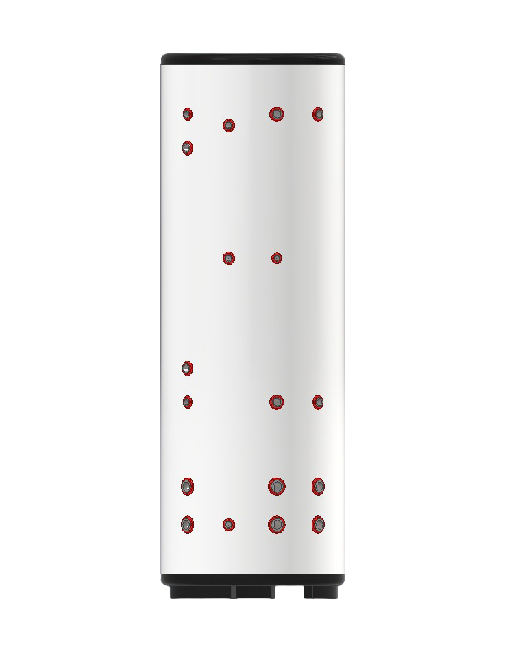 APOLLO DHW200 MAX Commercial - Stainless Combined Indirect Water Heater Tank