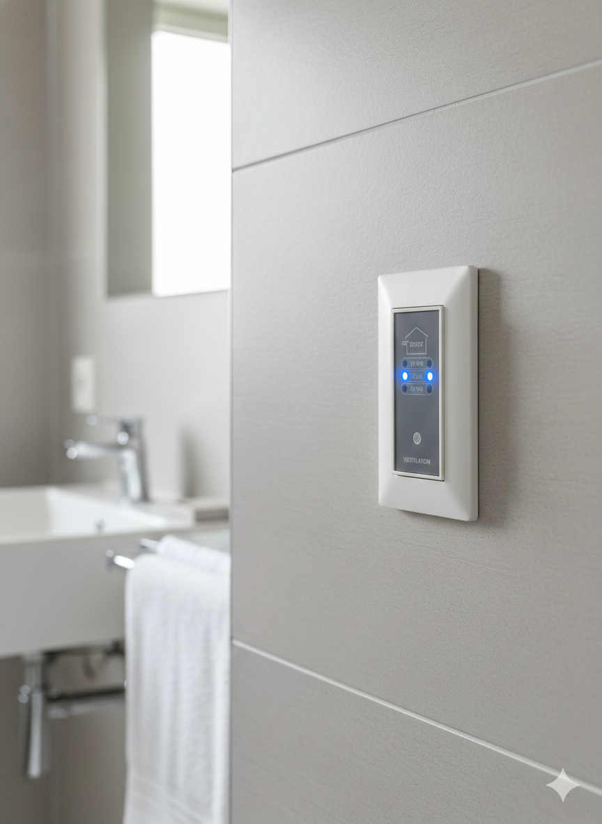 Bathroom Timer Switch isometric view