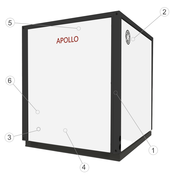 Apollo water-to-water heat pump main features overview