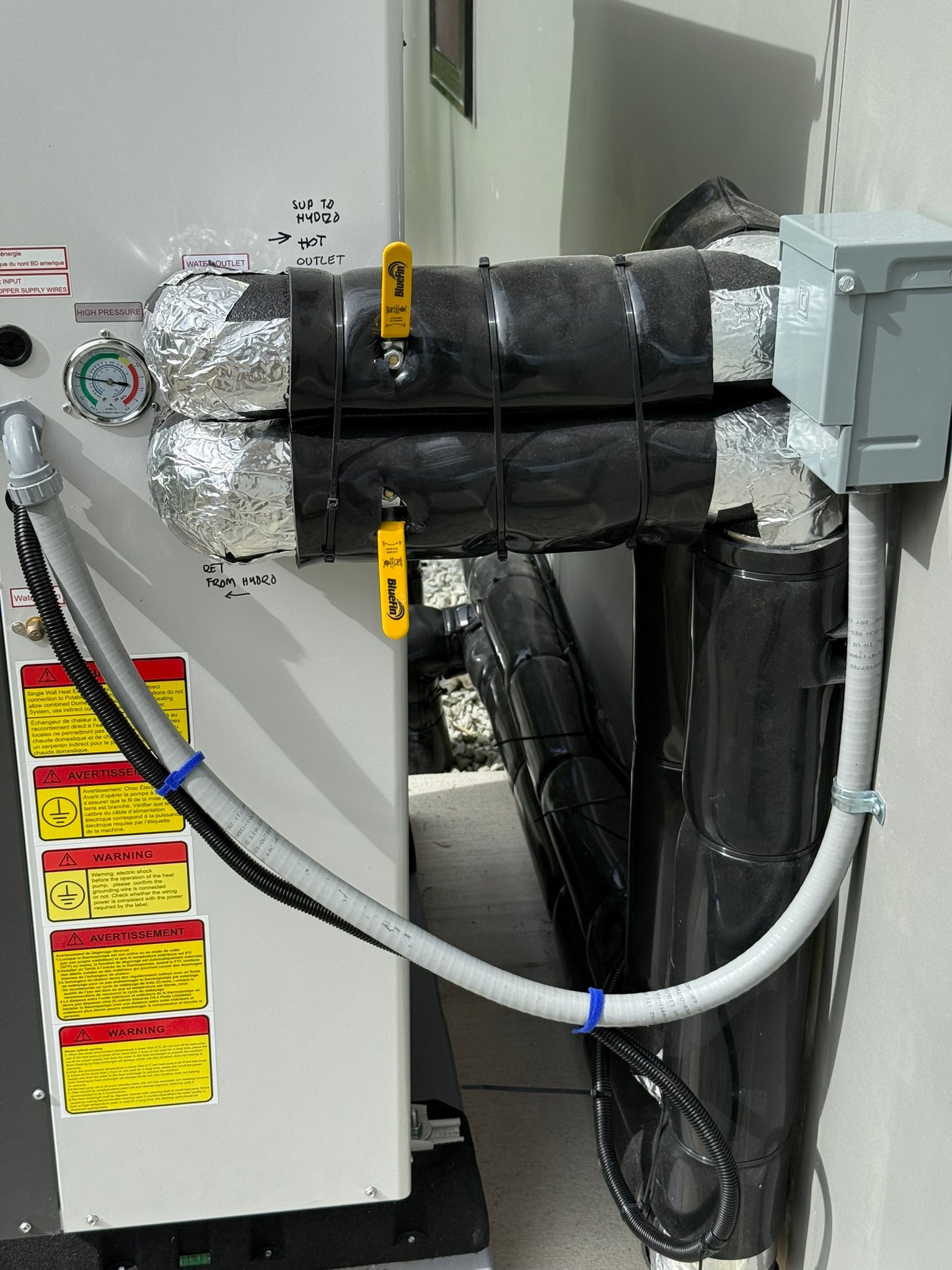 APOLLO Commercial Heat Pump - 72k btu / 6 ton - Air to Water - EVI Inverter DC technology
