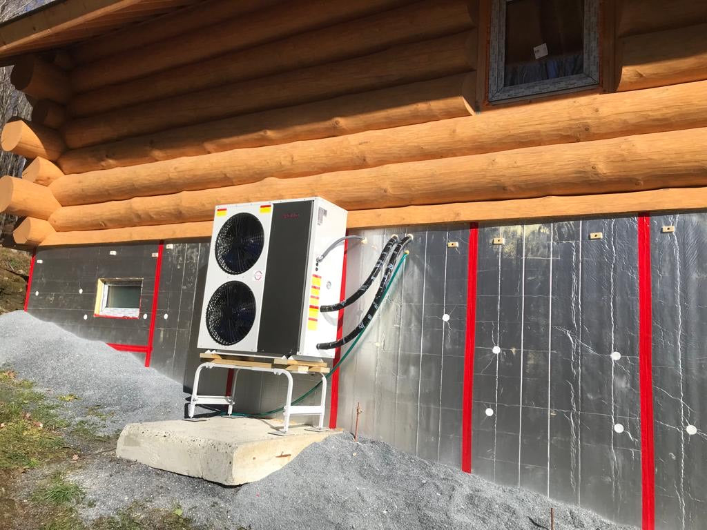 APOLLO Central Heat Pump - 72k btu / 6 ton - Air to Water - EVI Inverter DC technology