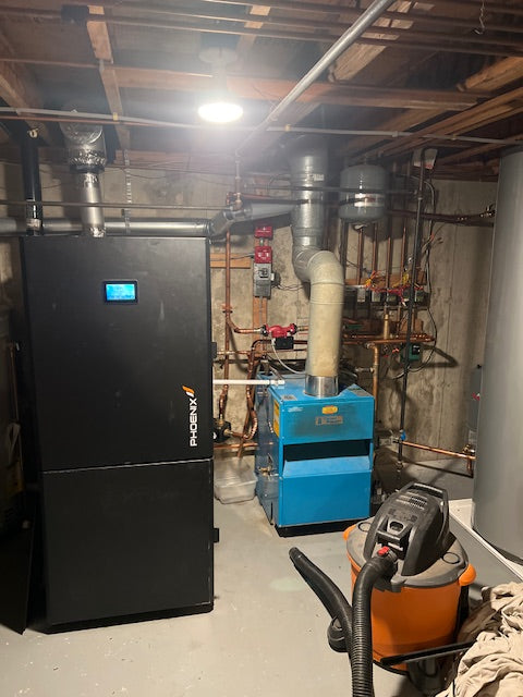 PHOENIX 50, Compact Pellet Boiler, 170K BTU