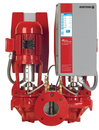 Pump High Efficiency 6" - Vertical In-Line, DUAL-ARM