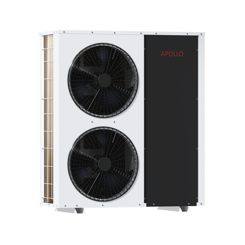 APOLLO 6 ton air-to-water heat pump, 72,000 BTU outdoor unit