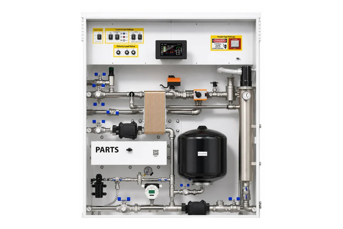 Apollo Hydro Smart hydronic station with internal components