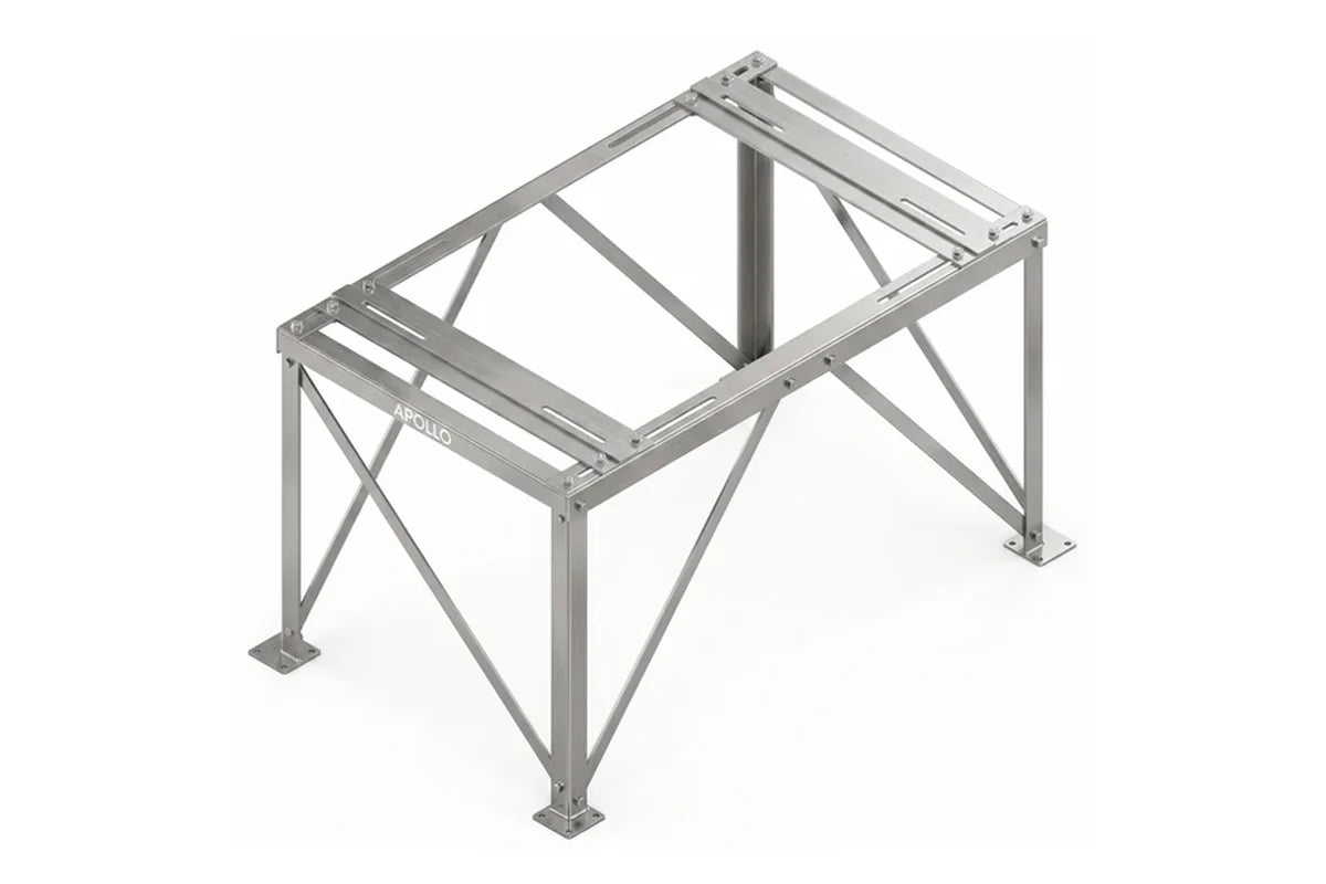 Apollo stainless steel outdoor heat pump stand