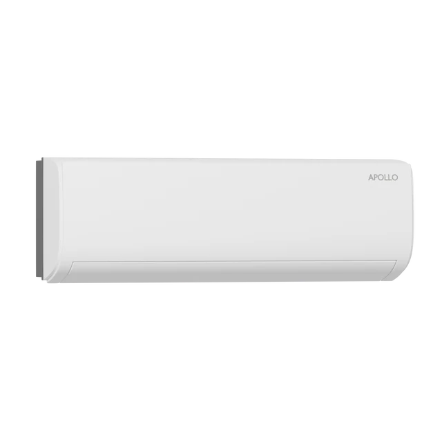 APOLLO wall fan coil for hydronic heating and cooling with an air-to-water heat pump.