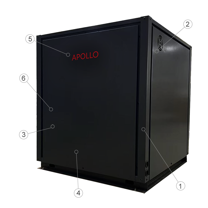 Apollo Geothermal MAX water-to-water heat pump features