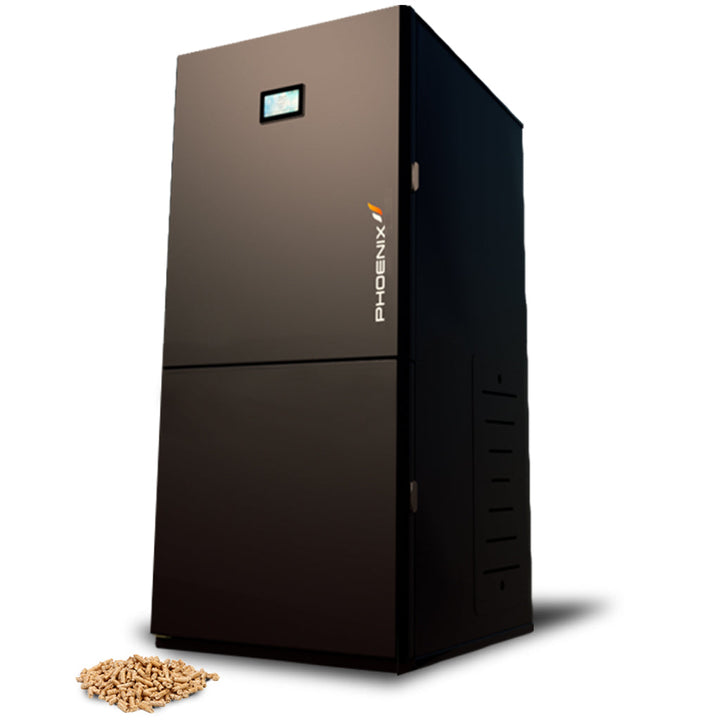 Phoenix pellet boiler front view
