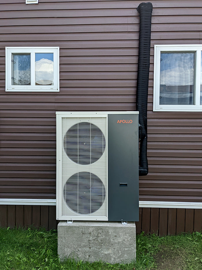 APOLLO Central Heat Pump - 60k btu / 5 ton - Air to Water