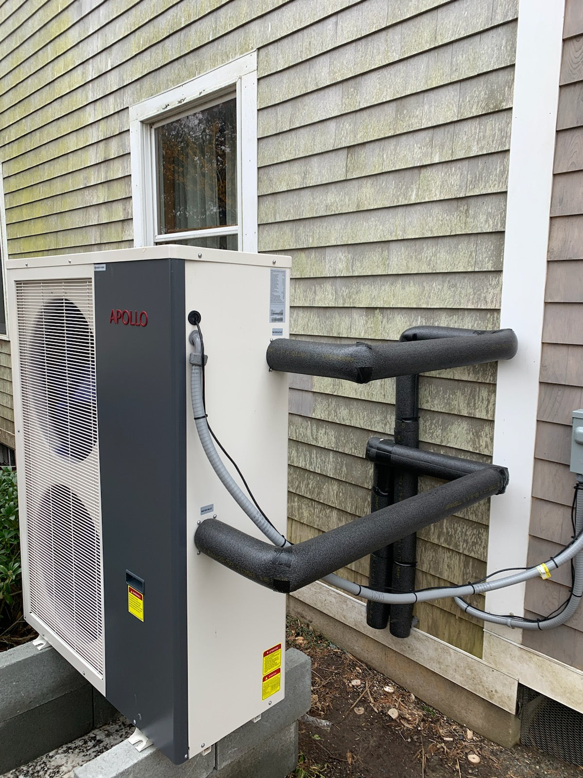 APOLLO Central Heat Pump - 72k btu / 6 ton - Air to Water - EVI Inverter DC technology