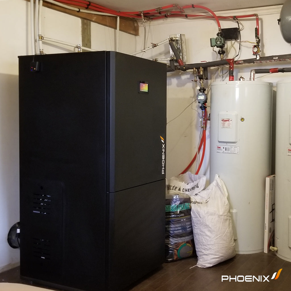 PHOENIX 18, Compact Pellet Boiler, 61K BTU